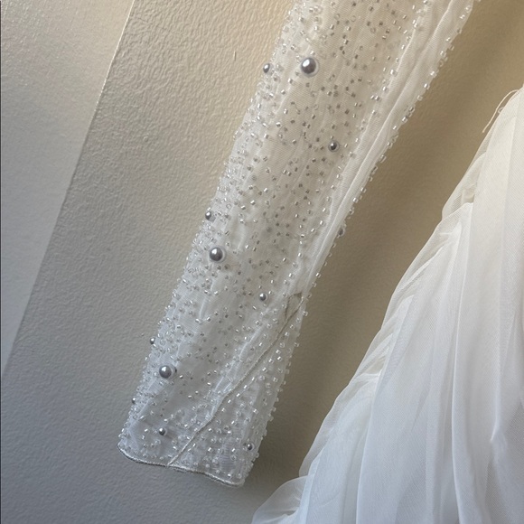 Fashion Nova White Long Sleeve Dress - Picture 3 of 9